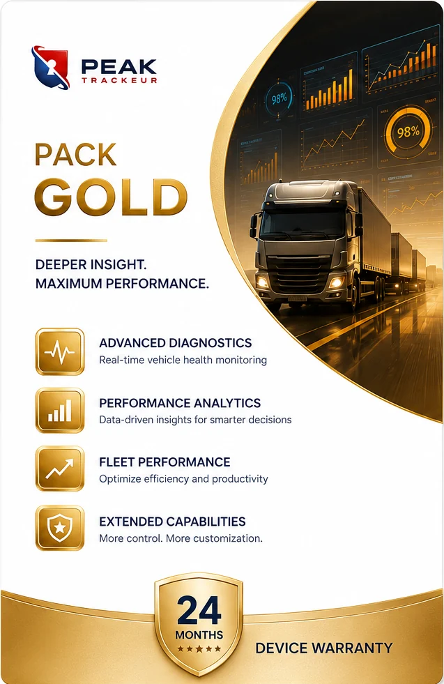 Pack Gold Peak Trackeur - garantie dispositif 24 mois