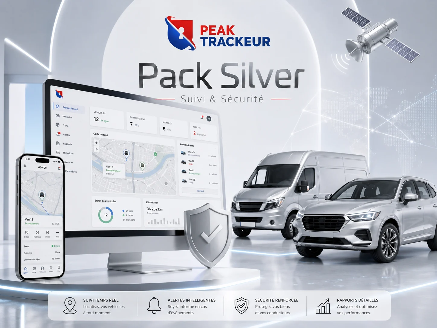 Peak Trackeur Pack Silver